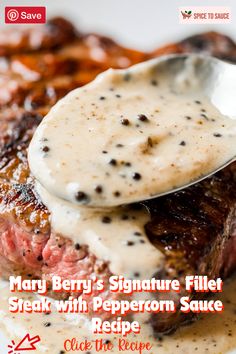 Mary Berry’s Fillet Steak with Peppercorn Sauce is a true classic for steak lovers. With easy-to-follow tips, you’ll learn how to create the perfect steak and chips with a rich, flavorful gravy sauce. Save this pin for a delicious dinner idea that will impress your family and friends!

#MaryBerryRecipes #FilletSteak #PeppercornSauce #CookingTips #GourmetDining #BeefLovers #HomeCooking #RecipeInspiration #DinnerIdeas #FoodPresentation