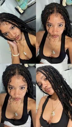 Bangs Hairstyles Ideas, Back Braid, Faux Locs Hairstyles, Bangs Hairstyles, Braid Hairstyle, Hairstyle Inspo, Cute Box Braids Hairstyles, Protective Hairstyles Braids