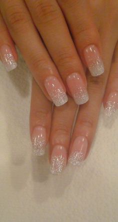 2019 Nails, Nail Stuff, Wedding Nails Design, Super Nails, Nail Art Wedding, Bride Nails, Winter Nail Designs, Winter Nail, Ombre Hair Color