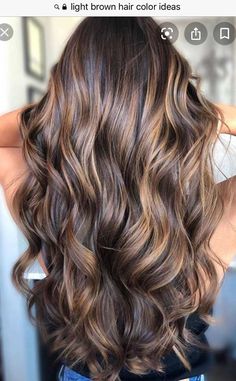 Brown Hair Color Shades, Balayage Hair Caramel, Brown Hair With Blonde Highlights, Hair Color Light Brown, Beautiful Hair Color