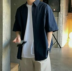 Comfy Outfits Summer Men, Boyfriend Fits, Sun Dial, Shirt Outfit Men, Minimalist Fashion Men, Trendy Boy Outfits, Cream Pants, Street Style Outfits Men, Men Stylish Dress