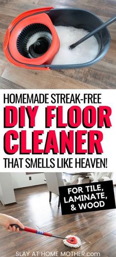 the homemade floor cleaner that smells like heaven is easy to use and uses for cleaning floors