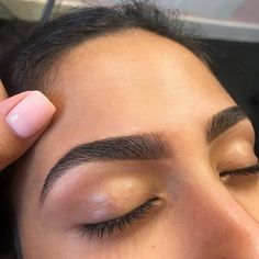 This is an image of black, thick, full arched eyebrows. The look is neatly done and nicely manicured. WE LOVE. Permanente Make-up, Arched Eyebrows, Thick Brows, Natural Eyebrows, Perfect Eyebrows, Microblading Eyebrows, Eyebrow Shape, Brow Makeup, Eyebrow Shaping