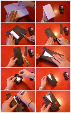 the steps to make an origami book