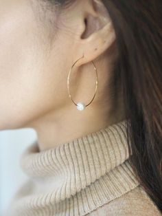 Pearl Earrings,Genuine Freshwater Pearl Hoop Earrings,June Birthstone Earrings,Wedding Jewelry,Bride Gold Hoop Wedding Earrings, Wedding Hoop Earrings, Josie Wedding, Jewelry Bride, Wedding Hoop, Earrings Gold Hoop, Bride Earrings, Birthstone Earrings, Hoop Earrings Gold