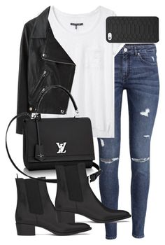 "Untitled #5087" by natalie-123s ❤ liked on Polyvore featuring H&M, rag & bone, Acne Studios, GiGi New York and Yves Saint Laurent Fashion 2015, Look Retro, Girls Summer Outfits, Outfits Winter, Beauty And Fashion