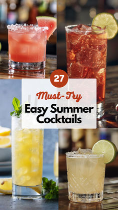 Easy Summer Cocktails Light Summer Cocktail Recipes, Summertime Cocktails Alcohol, Pool Day Cocktails, Simple Summer Drinks Alcohol, August Cocktails, Easy Cocktails To Make At Home, Simple Summer Cocktails, Fun Summer Cocktail Recipes, Fun Summer Cocktails