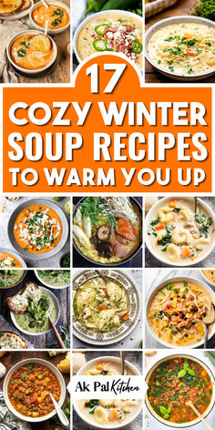 Warm up your chilly days with our winter soup recipes! Explore a variety of hearty homemade soup recipes that are perfect for cozy nights. From vegetable soups, and chicken soups to creamy soups for winter nights, find your favorite comfort soups here. Dive into homemade winter soups and stews that are both easy and budget-friendly, ideal for family dinners. From crockpot soups, and instant pot soups to other healthy soup ideas, you'll find them all. Get ready to enjoy best soup recipes ever. Crockpot Soup For Colds, Family Favorite Soups, Favorite Soups Recipes, Best Cold Weather Soup, Crock Pot Winter Soup, Winter Time Soups, Good Soups For Winter, All Day Crockpot Soup Recipes, Winter Potato Soup