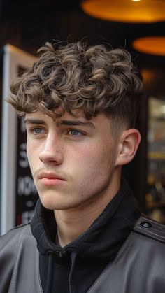 25 Trendy Edgar Cuts for Men's Hair in 2024 Men’s Curly Hair Undercut, Men’s Medium Length Haircut Curly, Mens Curly Hairstyles Short, Men’s Haircut For Thick Curly Hair, Men’s Shoulder Length Curly Hair, Mid Length Curly Men’s Cut, Highlights For Men, Edgars Haircut