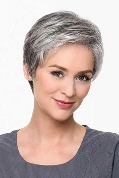 Short Hair Over 60, Best Short Haircuts, Haircut For Older Women, Grey Hair Color, Short Pixie Cut, Cute Hairstyles For Short Hair, Haircuts For Fine Hair, Short Hair Haircuts