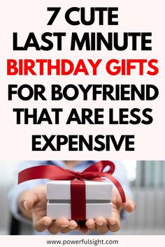 Last Minute Birthday Gifts For Boyfriend Last Minute Birthday Ideas, Good Presents For Boyfriends, Gifts For Your Husband, Birthday Gift For Husband, Make Him Feel Special, Birthday Present For Boyfriend, Birthday Present For Husband, Romantic Birthday Gifts, Present For Husband