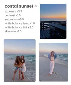 Filters For Beach Pictures, How To Take Sunset Photos, Beachy Filter, How To Edit Your Photos, Make Photos Aesthetic, How To Make Photos Aesthetic, Beach Photo Edit, Cute Filters For Instagram, Vsco Filter Ideas