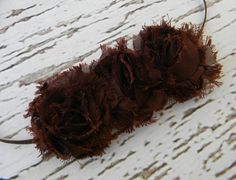 Brown Flower Headband  Newborn Headband  Baby by AddysAtticOnEtsy, $7.50 Brown Flower, Newborn Headband, Headband Baby, Pulled Pork