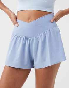 OFFLINE By Aerie Real Me Crossover Flowy Short Aerie Activewear, Cute Summer Clothes, Outfits Athletic, Birthday Babe, Preppy Clothes