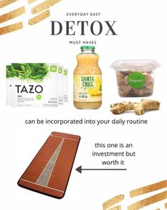 Everyday #detox finds plus the BioMat I use to help sweat out toxins and repair damaged cells. http://liketk.it/36bqH #liketkit @liketoknow.it #wellness #greentea #detoxification #thebookofcaleb #healthyhabits Detox Tea Cleanse Fat Burning, Green Tea Metabolism Booster, Green Tea Bath Benefits, Green Tea Infused Water, Yogi Detox Tea Benefits, Easy Detox, Green Tea Bags, Healthy Habits, Tea Bag