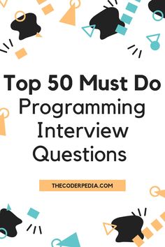 This is pin is about all the important questions which comes in Programming or Software Development Interviews. Bubble Sort Algorithm, Coding Interview, Binary Tree, What Is Computer, Job Interview Preparation, What Is Data