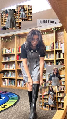 Library Assistant Outfit, Librarian Costume, Librarian Outfit, Library Job, Elementary Librarian, Ashley Gray, Academia Outfits