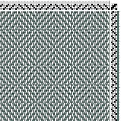 a black and white pattern that looks like it has been woven in the same direction