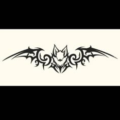 an image of a bat tattoo design on a white background