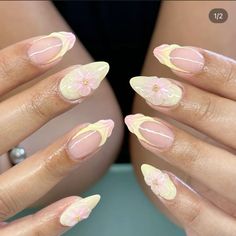 #nails #nailart #nailtutorial #pink #summer #trendy #cleangirl #classy #art Cute Yellow Nails, Birthday Nail Ideas, Glamorous Birthday, Yellow Nail Designs, Turkey Nails, Birthday Nail Designs, Birthday Nail, Classy Art, Yellow Nail