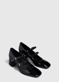 Ballerina Heels, Zapatos Mary Jane, Work Shoes Women, Classic Heels, Jairzinho, Strap Pumps, Pull & Bear