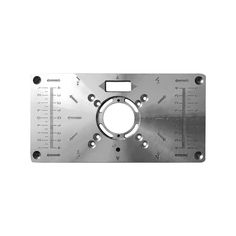 an image of a metal plate with gauges on it