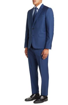 Whether it's an office occasion or a special event, this dapper suit crafted from luxurious wool with a classic crosshatch design can do it all. Jacket has notched lapels; lined 100% wool Dry clean Made in Italy Dapper Suits, Wool Suit, Paul Smith, Special Event, Special Events, Do It, In Italy, Dry Clean, Nordstrom