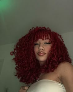 Dyed Curly Hair, Strawberry Hair, Red Hair Inspo, Hair Color Unique, Dyed Hair Inspiration, Colored Curly Hair, Pretty Hair Color, Edgy Hair