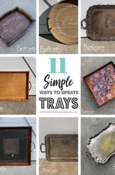 twelve simple ways to update trays