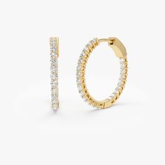 Discover our 14K Solid Gold Inside Out Diamond Hoop Earrings, featuring 0.99 ctw of diamonds for a sparkling effect on both sides. These minimalist huggies offer a delicate yet elegant design, perfect for adding a touch of brilliance to any outfit. Ideal as a thoughtful birthday gift, they showcase diamonds inside and outside for a unique, dainty look. Crafted with precision, these hoops bring timeless beauty to any jewelry collection. Item Details * Made to Order. * Gold Kt: 14K Solid Gold * Cu Diamond Huggies, Gold Armband, Ruby Jewelry, Earrings Minimalist, Diamond Hoop Earrings, Birthday Gift For Her, Emerald Jewelry, Sapphire Jewelry, Gold Wedding Band