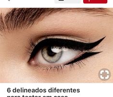 Eyeliner Design, Eyeliner Art, Tutorial Eyeliner, Eyeliner Techniques, Make Up Designs, Bold Eyeliner, Eyeliner Designs, Eyeliner For Beginners, Face Paintings