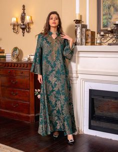 Eid Dress Batwing Sleeve Hotfix Rhinestone Farasha Caftan Kaftan Dress – Urgarment Eid Embellished Green Abaya, Anarkali Style Eid Kaftan Maxi Length, Eid Anarkali Style Maxi Kaftan, Anarkali Style Maxi Kaftan For Eid, Anarkali Style Kaftan For Eid, Maxi Length, Eid Anarkali Maxi Kaftan, Long Sleeve Maxi Dress With Zari Work For Eid, Long Sleeve Maxi Dress With Zari Work, Green Tunic Abaya For Eid