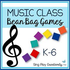 music class bean bag games for k - 6