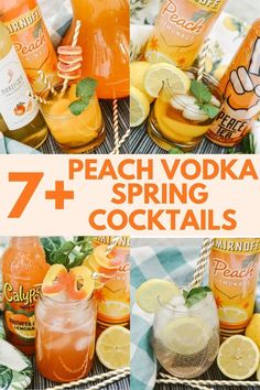 7 peach vodka spring cocktails to try this season