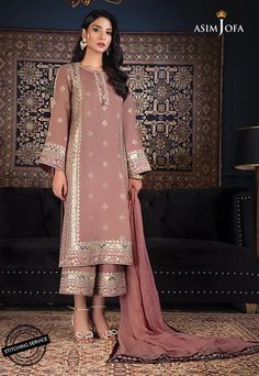 Asim Jofa, Desi Clothes, Simple Pakistani Dresses, Pakistani Bridal Dresses, Suits Design, Suit Design, Indian Suits