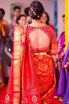 Silk Saree Blouse Designs Patterns, Wedding Saree Blouse Designs, Wedding Blouse Designs