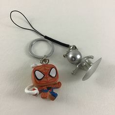 IN GOOD PRE-OWNED CONDITION  FROM: FUNKO/TOKIDOKI RELEASED IN: 2010s SERIES: MARVEL INCLUDES: SILVER SURFER & SPIDER-MAN KEYCHAIN AGE 3+ APPROX. SIZE: 1.5" THANKS FOR LOOKING PLEASE EMAIL WITH ANY QUESTIONS!! Keychain For Boys, Man Keychain, Cool Hair Styles, Cool Keychains, Clothes Stickers, Series Marvel, Little Trinkets, Mens Keychains, Pop Toys