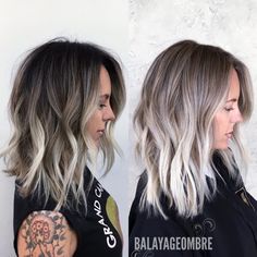 Bayalage Brunette, Baylage Hair, Ash Blonde Balayage, Brown Ombre Hair, Blond Balayage, Easy Hairstyles For Medium Hair, Ombré Hair, Pinterest Hair, Shoulder Length Hair Cuts