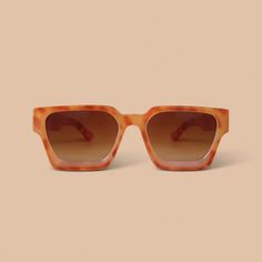 Unleash your inner diva with Elan's classic square frame in orange tortoise print. The warm brown gradient tinted lens not only adds a touch of sophistication, but also provides UV400 protection. Make a statement and protect your eyes with Elan! Brown Sunglasses With Uv Protection For Square Face, Brown Sunglasses With Mirrored Lenses For Square Face, Brown Square Sunglasses With Uv Protection, Chic Brown Square Sunglasses, Trendy Brown Square Face Sunglasses, Tortoiseshell Sunglasses With Gradient Rectangular Lenses, Rectangular Tortoiseshell Sunglasses With Gradient Lenses, Tortoiseshell Rectangular Sunglasses With Gradient Lenses, Tortoiseshell Sunglasses With Gradient Lenses