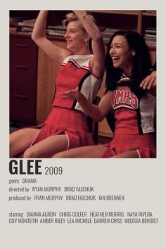 Glee Poster, Brittany And Santana, Minimal Posters, Unholy Trinity, Polaroid Posters, Heather Morris