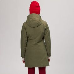 A lot of jackets claim to be all-season, but few deliver like Patagonia's Tres Down 3-In-1 Women's Parka. Ideal for a cold and wet winter, the Tres delivers unrivaled protection against harsh winter conditions. When the cold winds blow and bring the snow with them, a fully sealed H2No shell keeps the barrage of elements at bay. Recycled 700-fill down insulation sits just below, providing steady warmth as temperatures plummet.When the cold weather leaves, the Tres stays put. The waterproof shell Patagonia Tres 3 In 1 Parka, Casual Nylon Parka With Double-lined Hood, Nylon Parka With Double-lined Hood For Cold Weather, Sports Weatherproof Long-sleeve Parka, Sporty Long-sleeved Waterproof Parka, Summer Clearance, Down Parka, Womens Parka, Detachable Hood