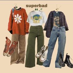 Music Aesthetic Fashion, 70s Tshirt Outfit, Unique Style Outfits Weird, Art Teacher Outfits Aesthetic, 80s Outfits Aesthetic, Retro Aesthetic Outfit, Artsy Outfit Ideas, Hippie Outfit Inspo, The Hippie Shake