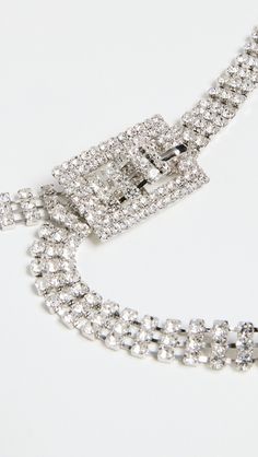 Find B-LOW THE BELT Baby Farrah Belt on Editorialist. Glittering rhinestone accents. Silver-tone hardware. Imported, China. Measurements: Width: 0.5in / 1.5cm Belt Length: 27.25-35.5in / 69-90cm Luxury Silver Chain Belt For Formal Wear, Luxury Silver Chain Belt For Formal Occasions, Elegant Evening Belts With Rhinestones, Formal Silver Chain Belt, Elegant Rhinestone Belts For Formal Occasions, Luxury Silver Belt With Rhinestones, Silver Rhinestone Belts For Formal Occasions, Formal Silver Belts With Rhinestones, B Low The Belt