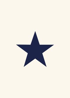 a blue star on a white background