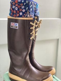 These Original  SLUGS Fleece Boot Liners are a must have for your tall Hunter rain boots and Xtratuf rain boots are a Navy With A Fall Tree/Leaves pattern Cuff in Navy, Brown, light blue, mint, greens, organ and tan. They are adorned with a button, because it is all about the details!SLUGS Fleece Boot Liners are stretchy and come in two sizes Small/Medium (6-8) and Medium/Large (9-11). You will live in these fleece boot liners! Completely practical and comfortable…and they just so happen to look Xtratuf Boots, Fleece Boots, Boot Cuff, Tall Socks, Fleece Socks, Fall Tree, Autumn Tree, Boot Liners, Hunter Rain Boots