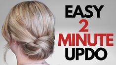 Easy Bun For Medium Hair, Chignon Alto Tutorial, Chignon Updo Tutorial, Hair Up Dos Easy, Short Fine Hair Updo, Easy Hair Updos For Beginners, Easy Messy Bun Tutorial, Simple Chignon, Low Chignon Bun