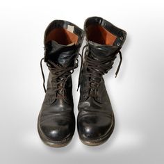 1950s Germany, Jump Boots, German Military, Military Boots, Mens Black Leather, Vintage Boots, Military Men, Swag Shoes, White Rabbit