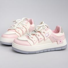 **These shoes are a LIMITED EDITION. Once sold out, they will NOT be restocked!** Features: Step up your kawaii shoe game this season with our irresistably cute Pretty Pastel Cute Bunny Casual Sneakers! Featuring our extra wide and multicolored shoe laces and the cutest bunny design to feed your insatiable need for all things cute! Whether you're out running errands or just hanging out with friends, our shoes will help you look and feel your best. Upgrade your shoe game today! Made with extra chunky soles and a comfortable fit, your feet will stay comfy and cute all day long. Made with high-quality and water-resistant cotton lining and vegan leather material to be both durable and comfortable to wear. The outsole material is made with ultra-comfy and thick rubber, giving it added protectio Sunday Prayer, Multicolor Shoes, Bunny Design, Kawaii Shoes, Shoes Too Big, Bunny Designs, Casual Sneakers Women, Unisex Shoes, Pretty Pastel