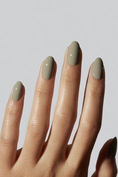 Summer Nails Colors, Dream Nails, Classy Nails, Natural Medicine, Green Nails, Herbal Remedies, Khaki Green