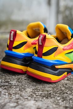 PRESCHOOL Puma RS-Fast Candy Bar (Black/Multi) - Puma Bold Branding, Puma Rs, Bar Black, Early 2000s, Beauty Secrets, Saucony Sneaker, Candy Bar, Air Jordan Sneaker, Preschool